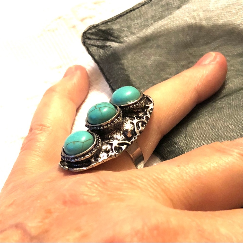 Stunning Turquoise Ring - image 4